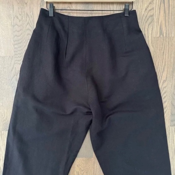 DÔEN Black Linen Louvre Pant, NWT - Picture 6 of 7